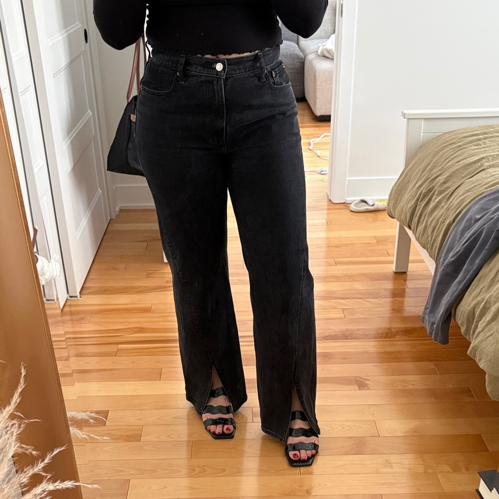 Abercrombie & Fitch Black Flare Jeans